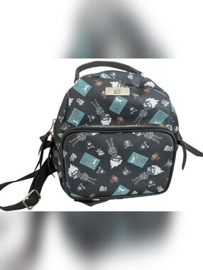 Bioworld Naruto Kakashi Hatake Chibi AOP Mini Backpack Purse Anime